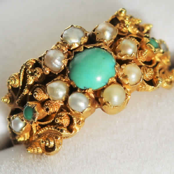 Georgian Canetille Ring