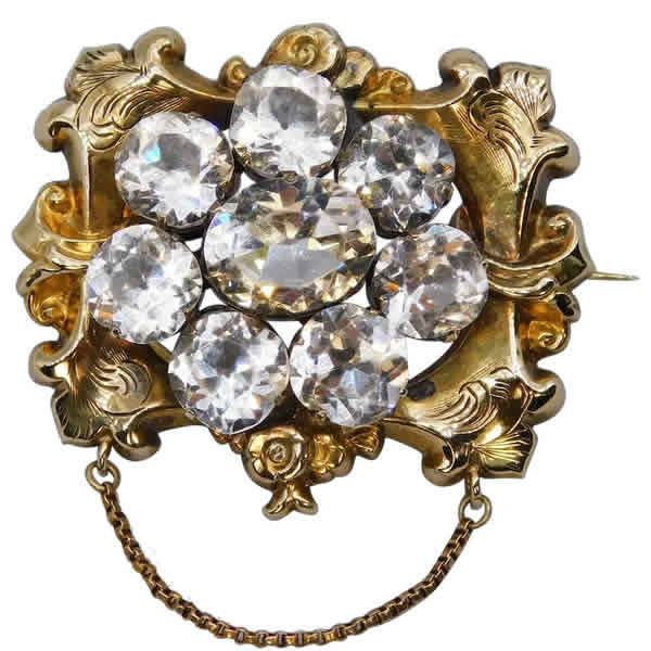 Georgian Repoussé Brooch