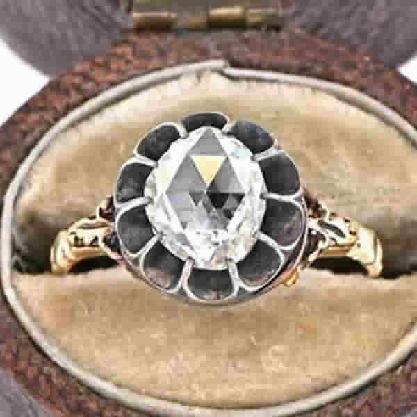 Georgian Rose Cut Diamond Ring
