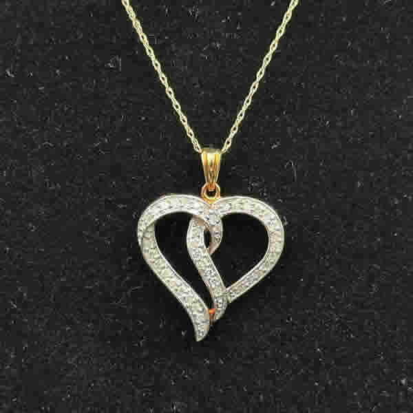 1990s thin chain pendant